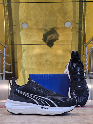 کتونی پوما نیترو مسترکوالیتی /Puma ForeverRun NITRO/سایز 40 الی 45/فروش عمده و تک/ مشکی زیره سفید