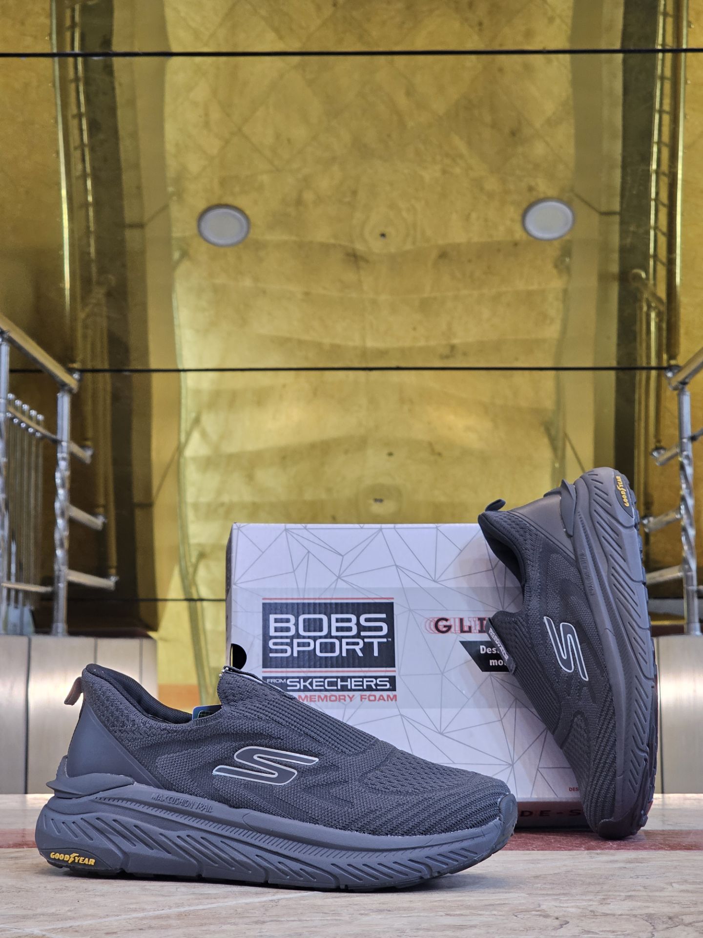 کفشی طبی اسکیچرز گود یر اسلیپ اینز مسترکوالیتی بدون بند/Skechers Slip-ins Good Year/ سایز 40 الی 45