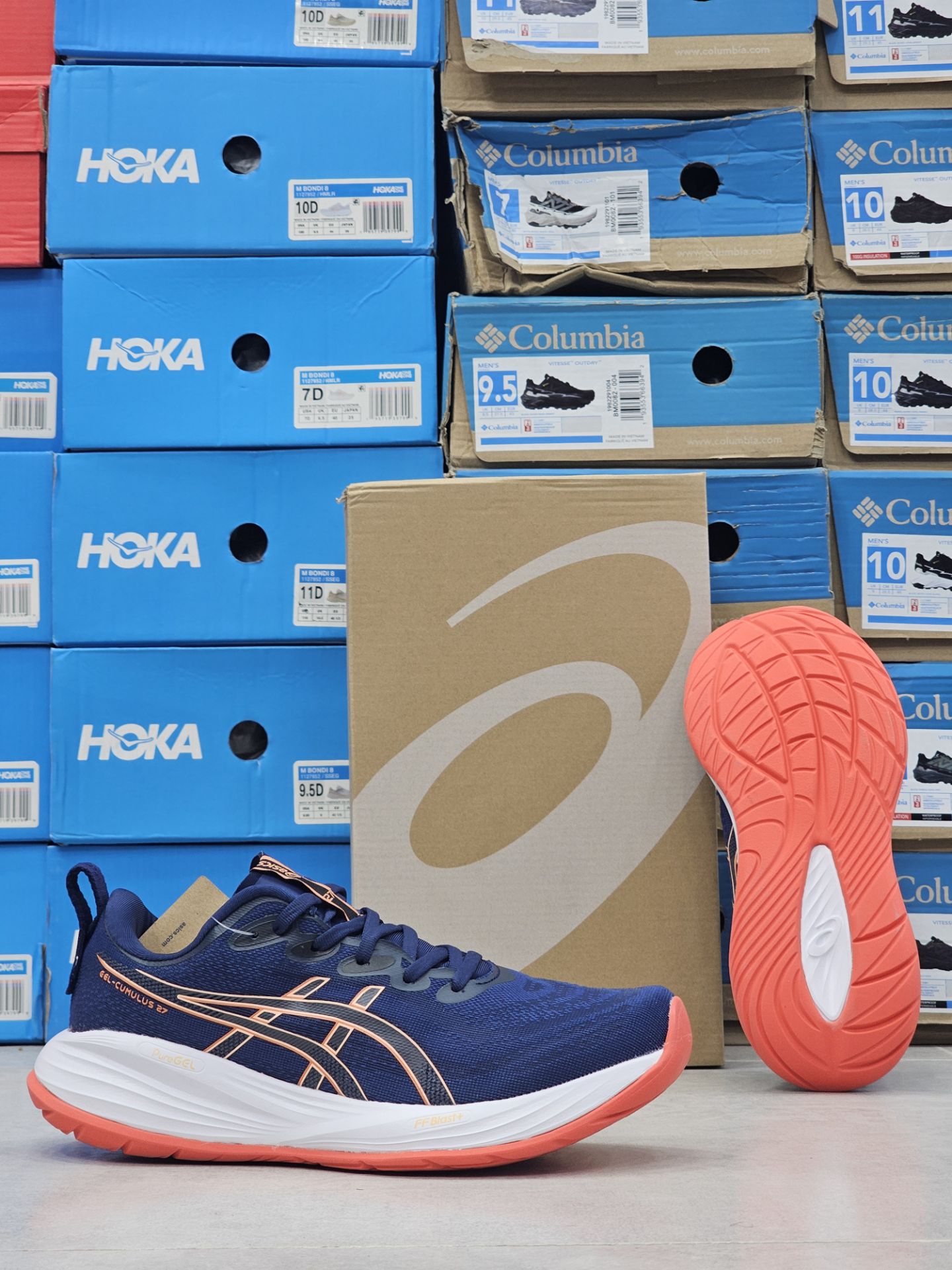 کتونی اسیکس ژل کومولوس 27 مسترکوالیتی /سایز 40 الی 45/Asics Gel Cumulus 27/ فروش عمده و تک