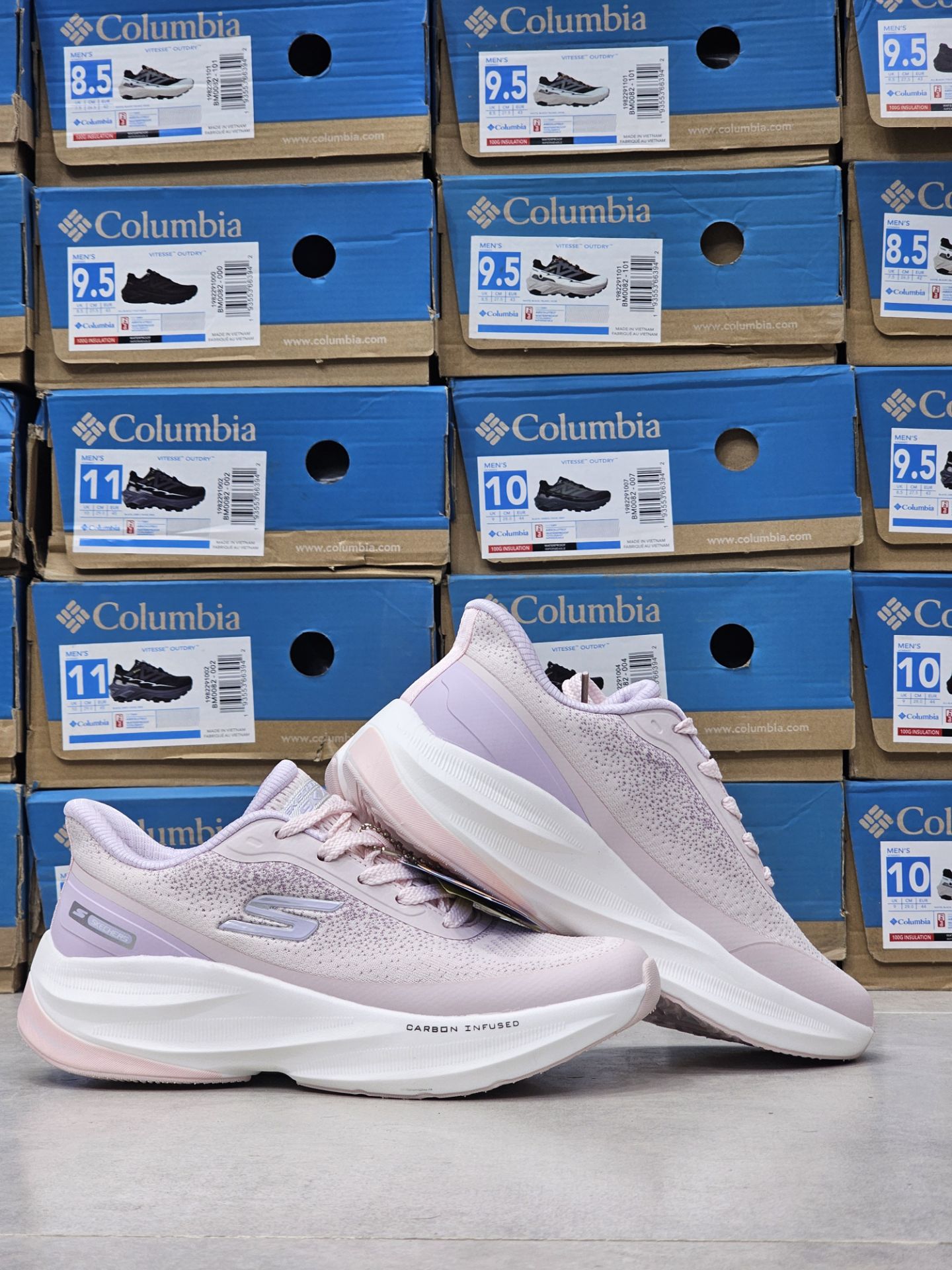 کتونی مسترکوالیتی اسکیچرز هایپر برست کربن /سایز 37 الی 40 /Skechers Hyper Burst Carbon/ فروش عمده و تک