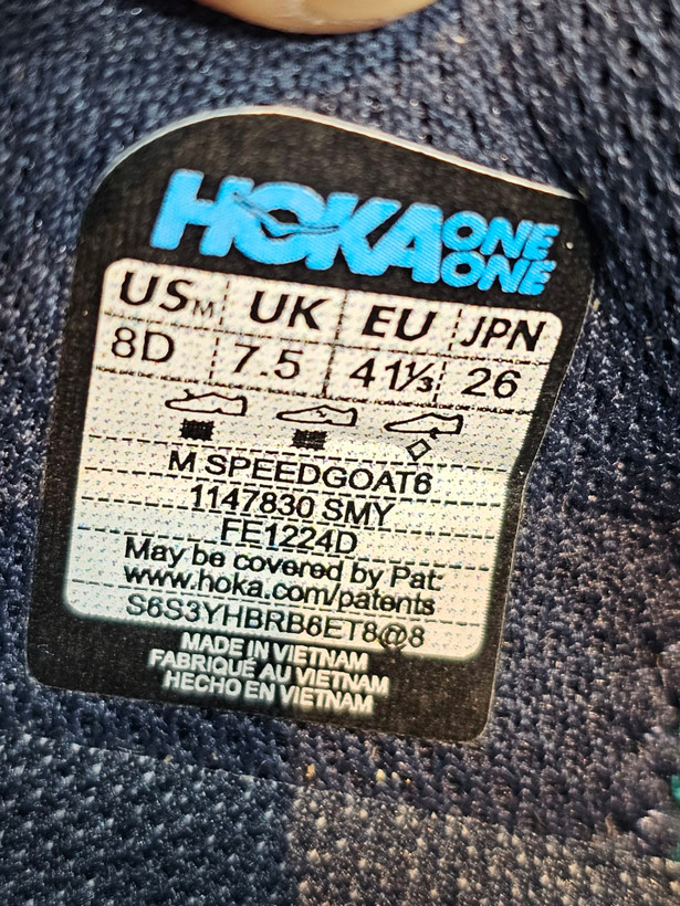کتونی هوکا اسپید گوت 6 مسترکوالیتی /سایز 40 تا 45/Hoka Speedgoat 6/ فروش عمده و تک