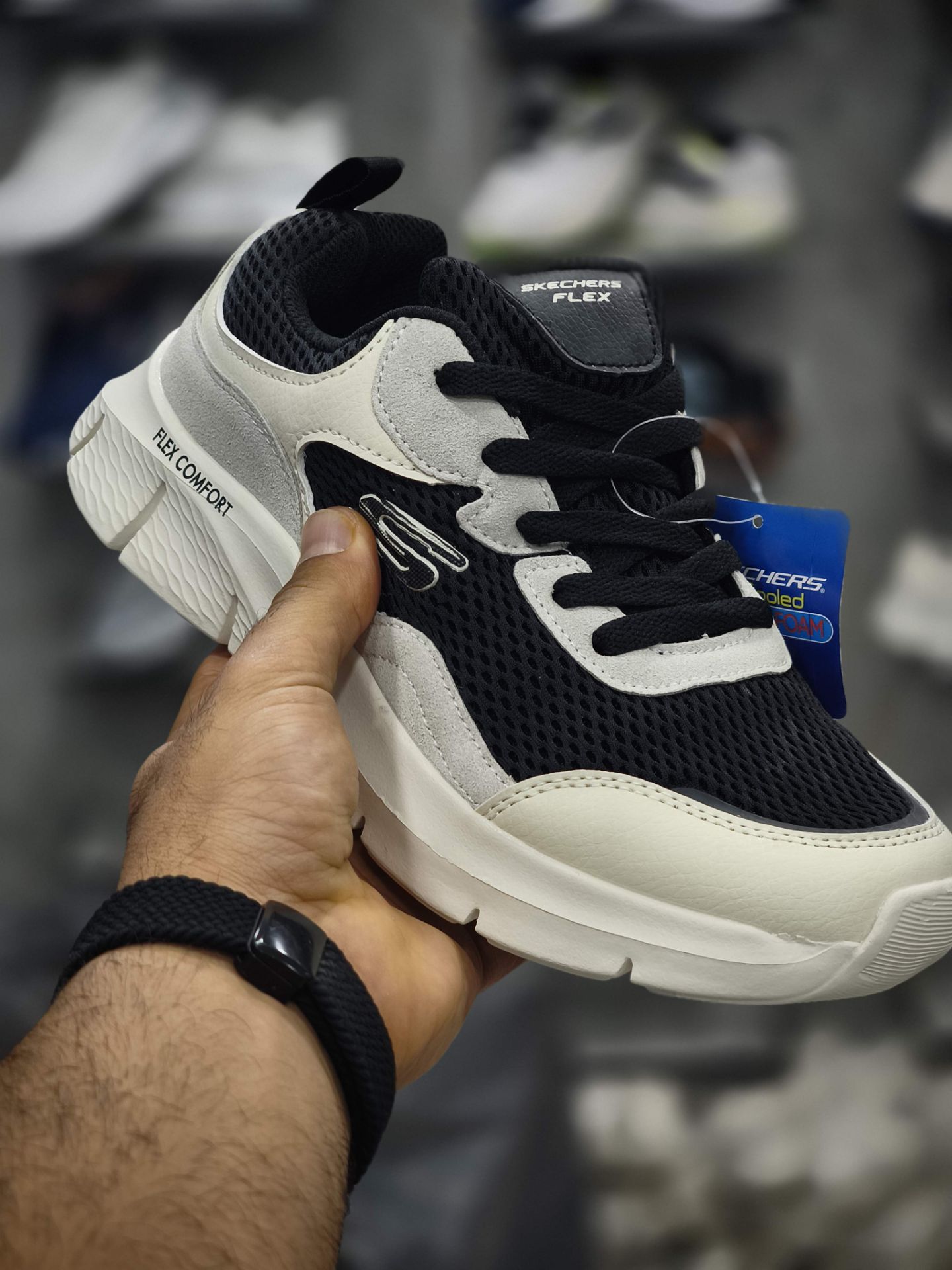 کتونی مسترکوالیتی اسکیچرز فلکس کامفورت /سایز 37 الی 40/Skechers Flex Comfort/ فروش عمده و تک