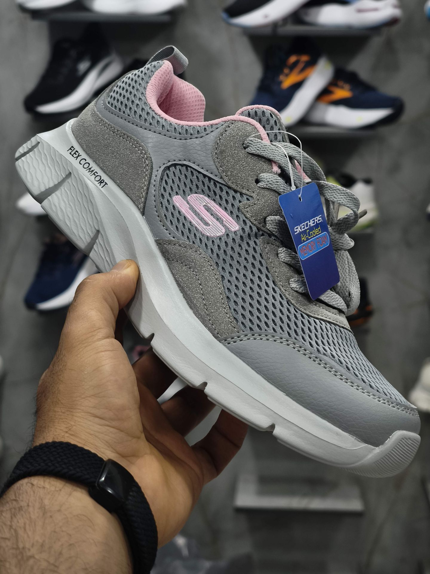 کتونی مسترکوالیتی اسکیچرز فلکس کامفورت /سایز 37 الی 40/Skechers Flex Comfort/ فروش عمده و تک