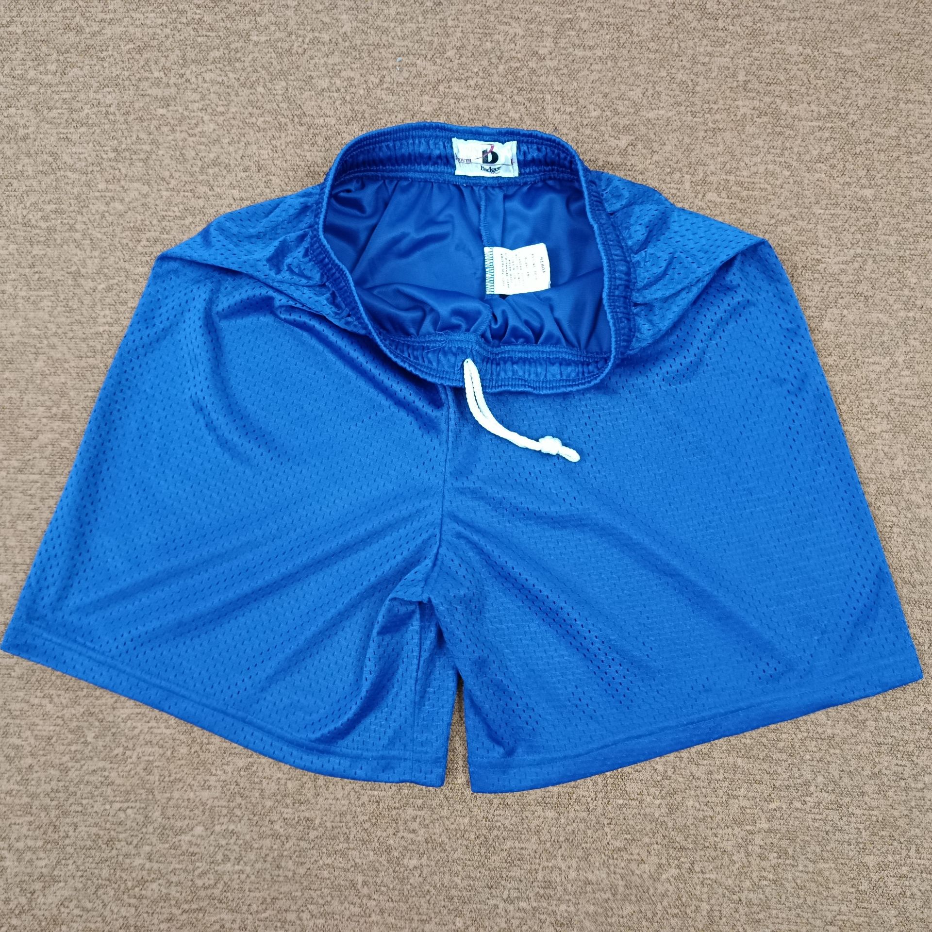 شورت ورزشی اورجینال توری بجر Badger Sport ساخت آمریکا - آبی کاربنی (استوک)