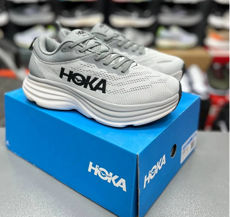 کتونی رانینگ و پیاده روی هوکا باندی ۸ مسترکوالیتی /سایز 40 تا 45/ Hoka Bondi 8 / فروش عمده و تک