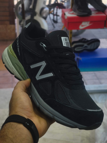 کتونی نیوبالانس ۹۹۰ مسترکوالیتی دوخت وسط لیبل امریکا /سایز 40 الی ۴۵/New Balance 990/ فروش عمده و تک