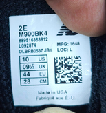 کتونی نیوبالانس ۹۹۰ مسترکوالیتی دوخت وسط لیبل امریکا /سایز 40 الی ۴۵/New Balance 990/ فروش عمده و تک