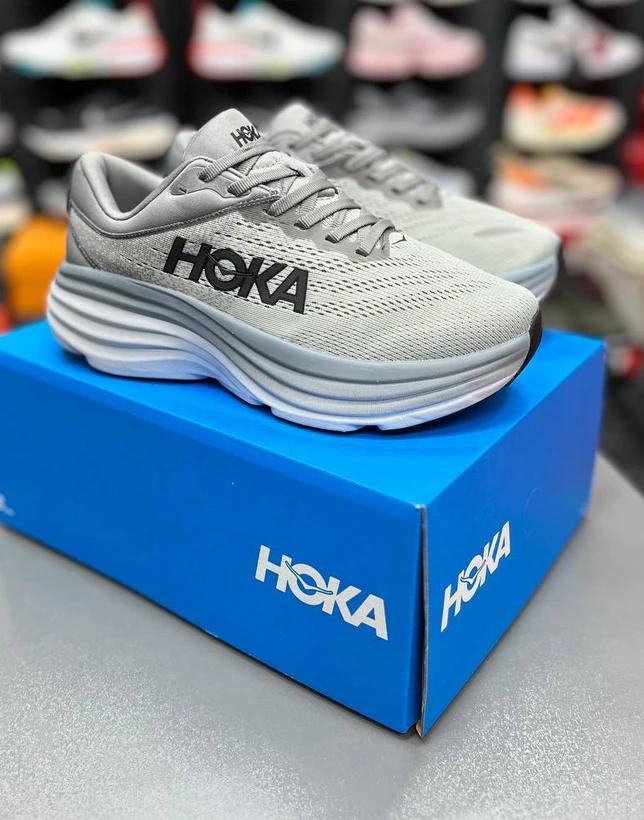 کتونی رانینگ و پیاده روی هوکا باندی ۸ مسترکوالیتی /سایز 38 تا 45/ Hoka Bondi 8 / فروش عمده و تک