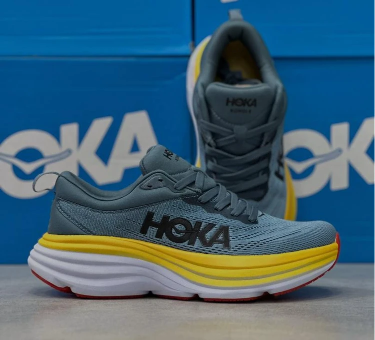 کتونی رانینگ و پیاده روی هوکا باندی ۸ مسترکوالیتی /سایز 40 تا 45/ Hoka Bondi 8 / فروش عمده و تک