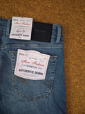 شلوار جین اورجینال مردانه برند Jules Jeans مدل راسته اسلیم رنگ آبی سنگشور کشی (سایز ۴۲)
