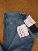 شلوار جین اورجینال مردانه برند Jules Jeans مدل راسته اسلیم رنگ آبی سنگشور کشی (سایز ۴۲)