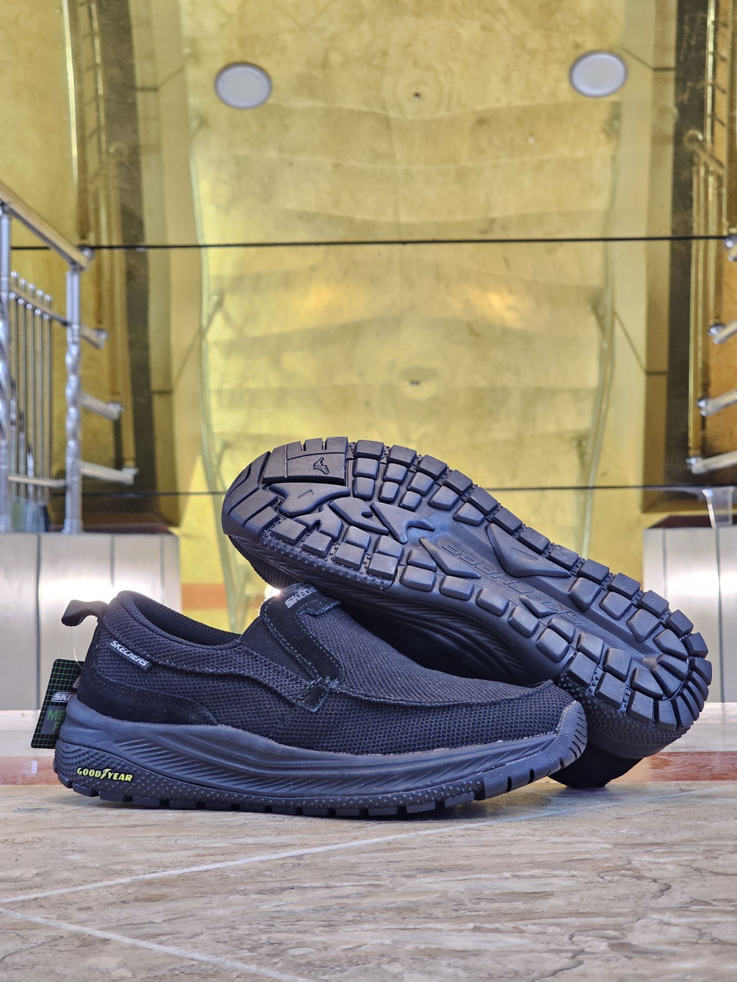 کفشی اسکیچرز طبی گود یر اسلیپ اینز مسترکوالیتی بدون بند/Skechers Slip-ins Good Year/ سایز 40 الی 45