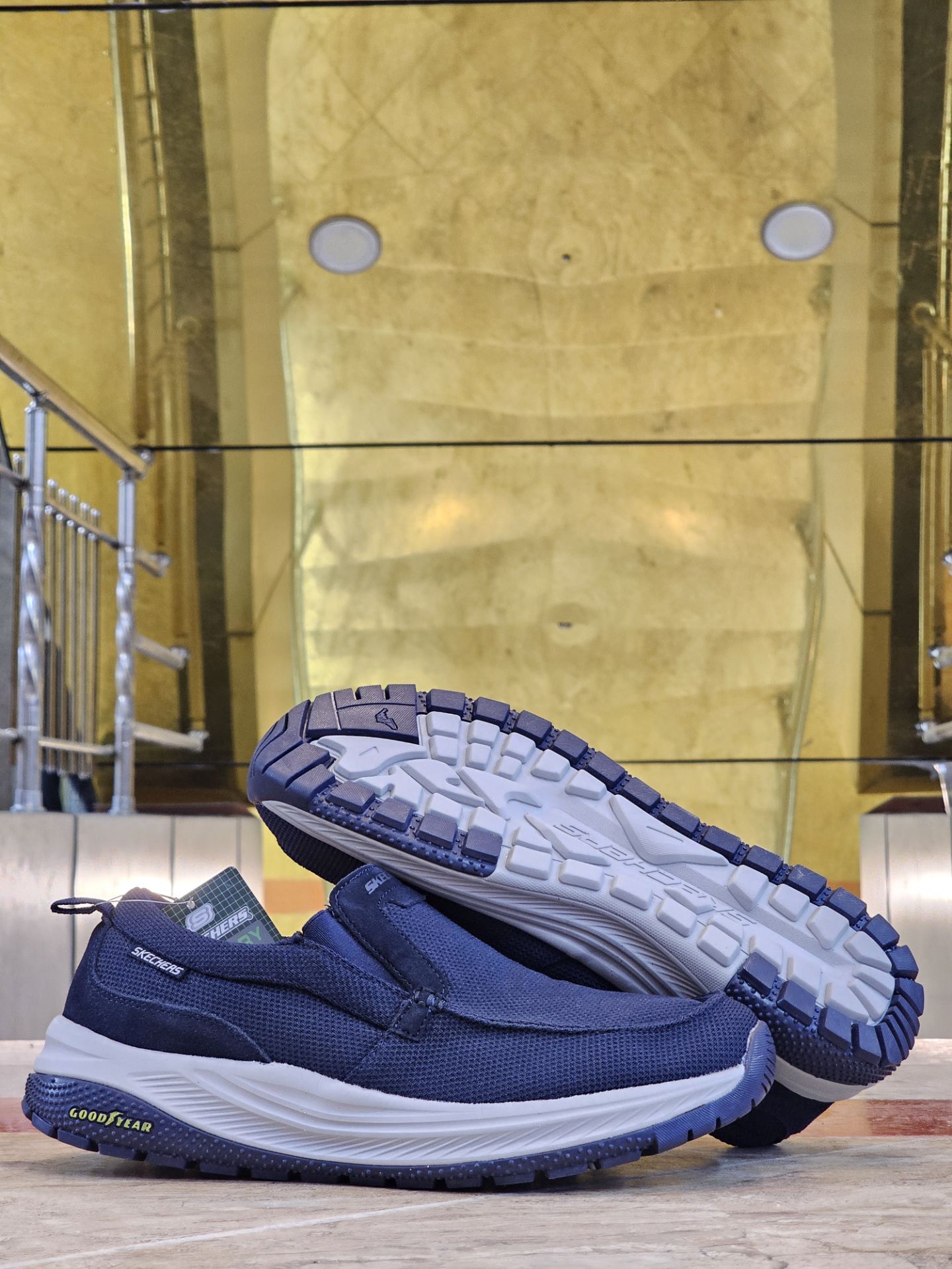 کفشی اسکیچرز طبی گود یر اسلیپ اینز مسترکوالیتی بدون بند/Skechers Slip-ins Good Year/ سایز 40 الی 45