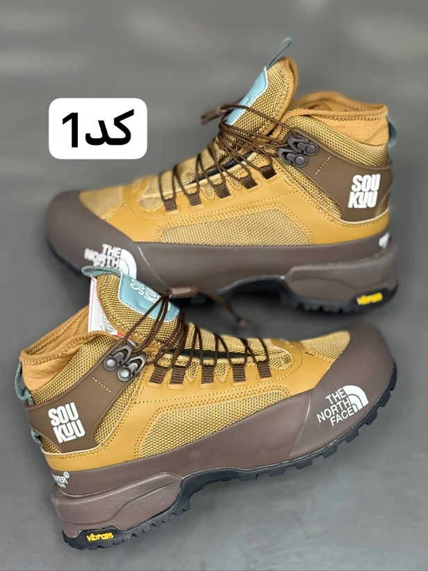 کفش کوهنوردی نورث فیس سوکو مسترکوالیتی/زیره ویبرام و ضدآب/سایز 40 الی 45/The North Face SOUKUU/ فروش عمده و تک