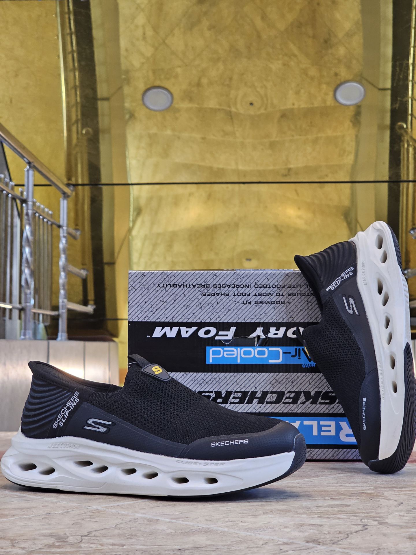 کتونی راحتی اسکیچرز بدون بند گو واک مسترکوالیتی /سایز 40 الی 45/Skechers Go Walk/ فروش عمده و تک