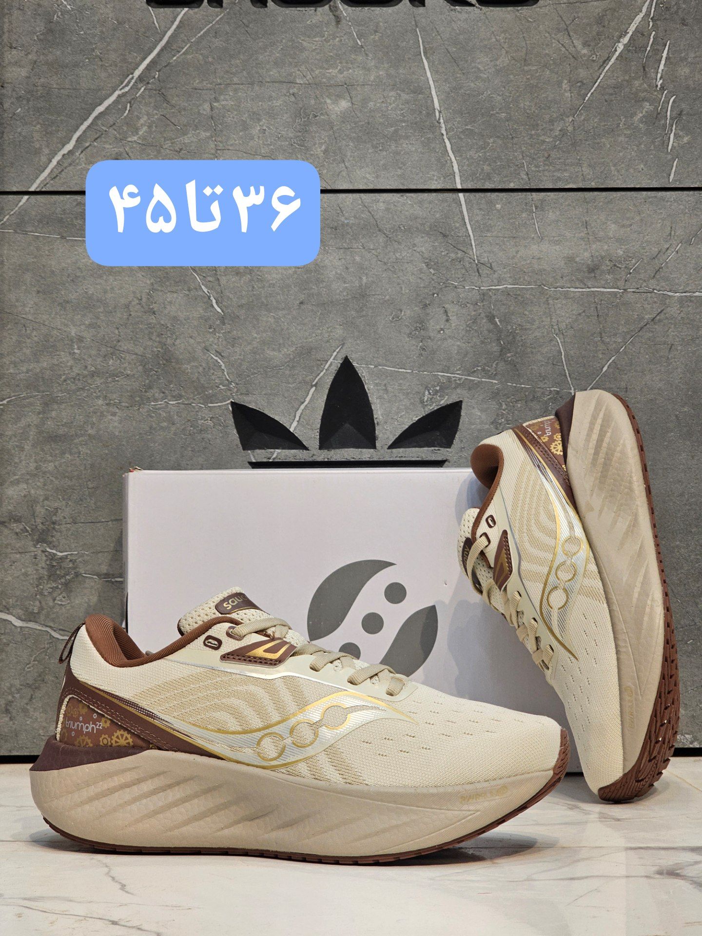 کتونی ساکونی تریامف 22 مسترکوالیتی /سایز 36 الی 45/Saucony Triumph 22/ فروش عمده و تک