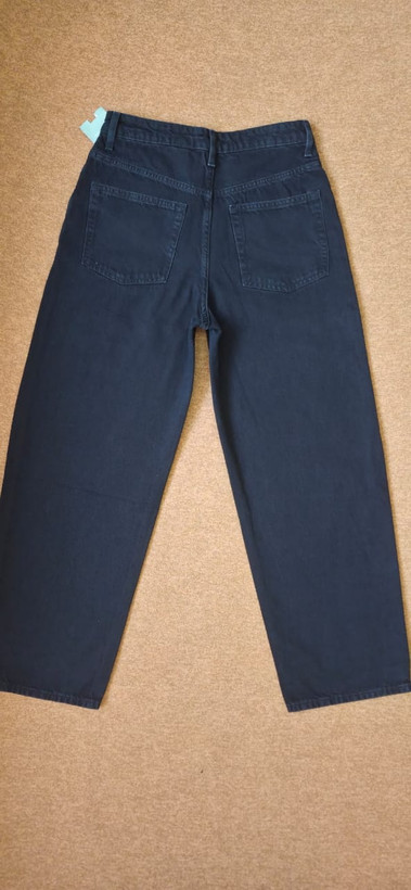 شلوار جین راسته مشکی زنانه پاکستان برند لی سایز ۴۲ قد استاندارد | Original Black Denim Pants