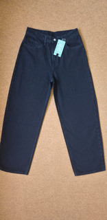 شلوار جین راسته مشکی زنانه پاکستان برند لی سایز ۴۲ قد استاندارد | Original Black Denim Pants