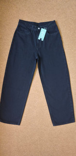 شلوار جین راسته مشکی زنانه پاکستان برند لی سایز ۴۲ قد استاندارد | Original Black Denim Pants