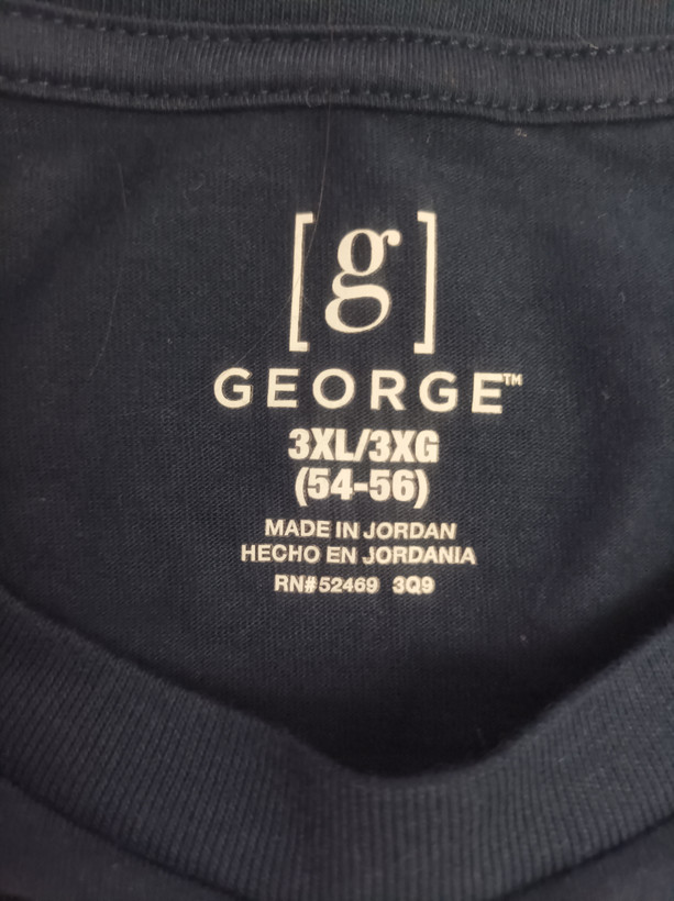 تیشرت مردانه جورج George استوک اورجینال سفارش اروپا سرمهای طرح Chicago - سایز 3XL (عرض ۷۴ - طول ۷۹) - ضمانت اصالت و کیفیت